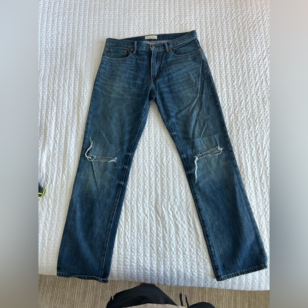 Gap blue jeans straight leg 32×32